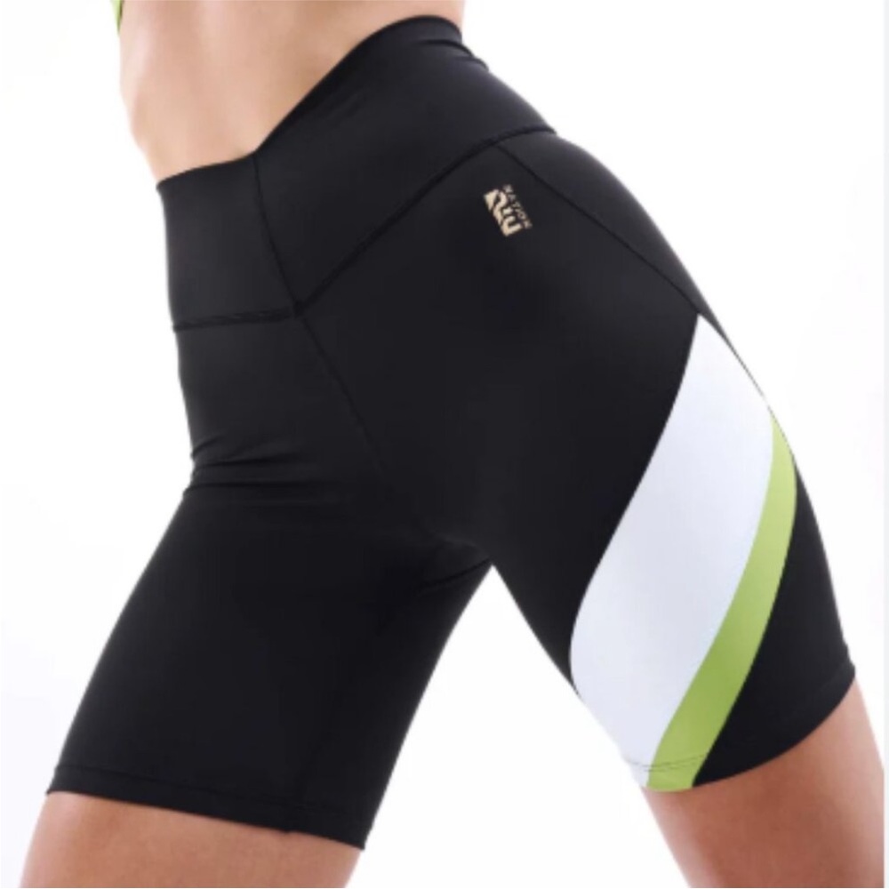 P.E‎ Nation Black Sprint Time Biker Short Size S